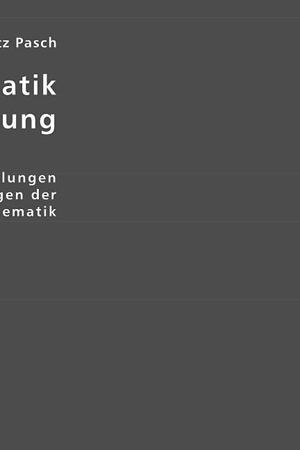 Mathematik am Ursprung
