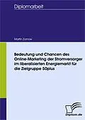E-Book (pdf) Bedeutung und Chancen des Online-Marketing der Stromversorger im liberalisierten Energiemarkt für die Zielgruppe 50plus von Martin Zornow