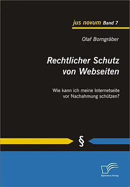 E-Book (pdf) Rechtlicher Schutz von Webseiten von Olaf Borngräber