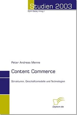 E-Book (pdf) Content Commerce von Peter Menne
