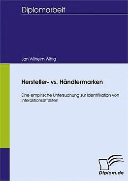 E-Book (pdf) Hersteller- vs. Händlermarken von Jan Wilhelm Wittig