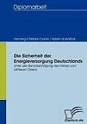 Kartonierter Einband Die Sicherheit der Energieversorgung Deutschlands von Adrian Urzenitzok, Henning-Christian Durnio