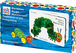Pappband Die kleine Raupe Nimmersatt - Geschenkset Pappbilderbuch mit PlanToys®-Holzraupe von Eric Carle