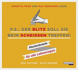 Audio CD (CD/SACD) PS: Der Blitz soll Sie beim Scheißen treffen von Erik Haffner, David Gromer