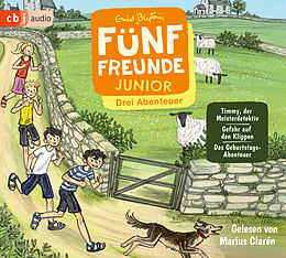 Audio CD (CD/SACD) Fünf Freunde JUNIOR - Drei Abenteuer - Timmy, der Meisterdetektiv. Gefahr auf den Klippen. Das Geburtstags-Abenteuer von Enid Blyton