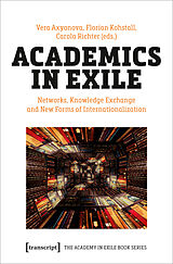 Couverture cartonnée Academics in Exile de 