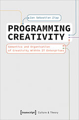 Couverture cartonnée Programming Creativity de Jan Sebastian Zipp