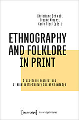 Couverture cartonnée Ethnography and Folklore in Print de 