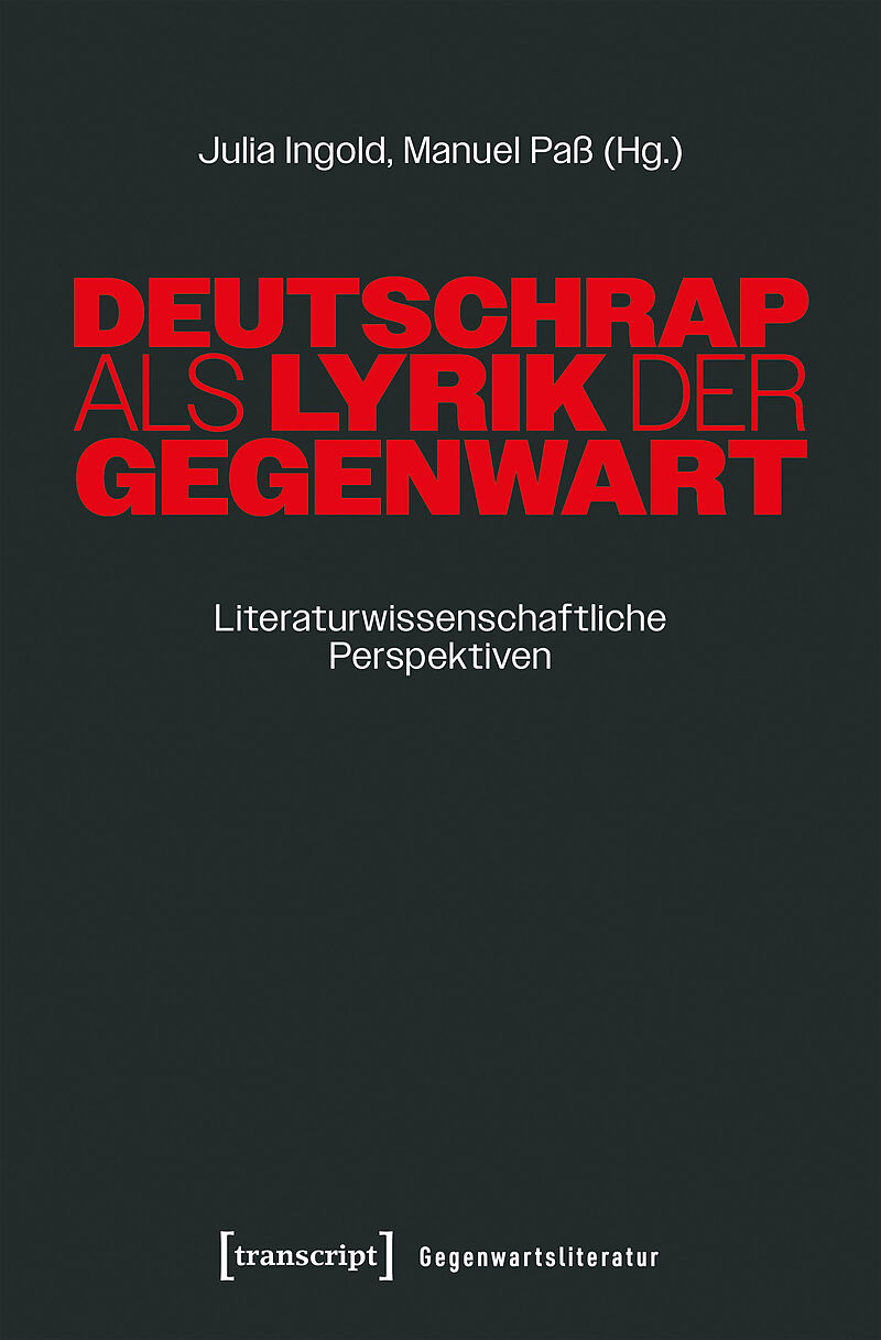 Deutschrap als Lyrik der Gegenwart
