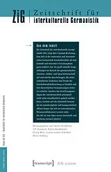 Kartonierter Einband Zeitschrift für interkulturelle Germanistik von 