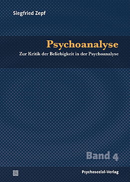 Fester Einband Psychoanalyse von Siegfried Zepf