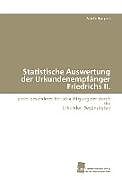Kartonierter Einband Statistische Auswertung der Urkundenempfänger Friedrichs II von Aniella Humpert