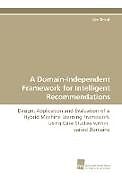Couverture cartonnée A Domain-Independent Framework for Intelligent Recommendations de Jörn David