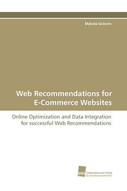 Couverture cartonnée Web Recommendations for E-Commerce Websites de Mykola Golovin