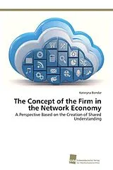 Kartonierter Einband The Concept of the Firm in the Network Economy von Kateryna Bondar