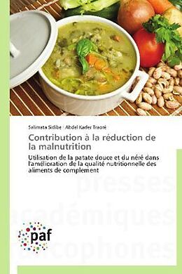 Couverture cartonnée Contribution à la réduction de la malnutrition de Salimata Sidibe, Abdel Kader Traoré