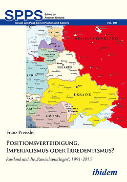 Kartonierter Einband Positionsverteidigung, Imperialismus oder Irredentismus? von Franz Preissler