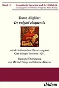E-Book (pdf) Dante Alighieri: De vulgari eloquentia von Dante Alighieri