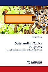 Couverture cartonnée Outstanding Topics in Syntax de Hong Ki Sohng