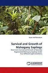 Kartonierter Einband Survival and Growth of Mahogany Saplings von Soren Hoff Brondum