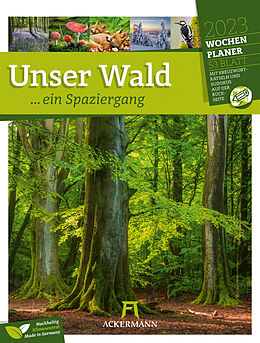 Kalender Unser Wald - Wochenplaner Kalender 2023 von Ackermann Kunstverlag