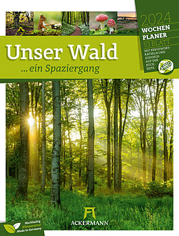 Kalender Unser Wald - Wochenplaner Kalender 2024 von Ackermann Kunstverlag