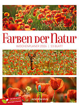 Kalender Farben der Natur Wochenplaner Kalender 2026 von Ackermann Kunstverlag GmbH