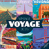 Kalender Vintage Voyage - Reiseposter - Kalender 2025 - 30x30 von Ackermann Kunstverlag