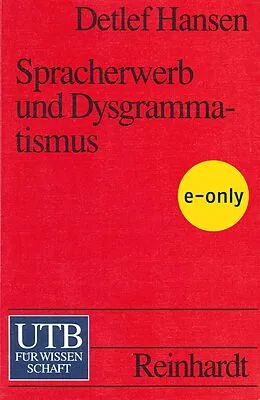 E-Book (pdf) Spracherwerb und Dysgrammatismus von Detlef Hansen