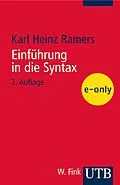 E-Book (pdf) Einführung in die Syntax von Karl-Heinz Ramers