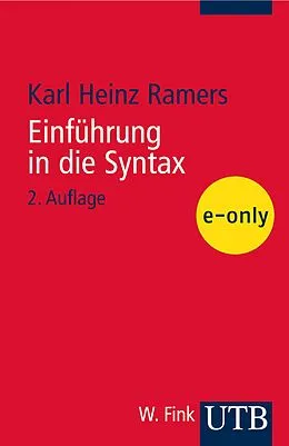 E-Book (pdf) Einführung in die Syntax von Karl-Heinz Ramers