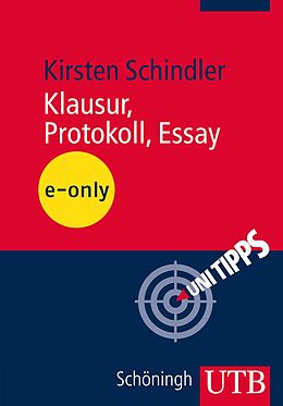 E-Book (pdf) Klausur, Protokoll, Essay von Kirsten Schindler