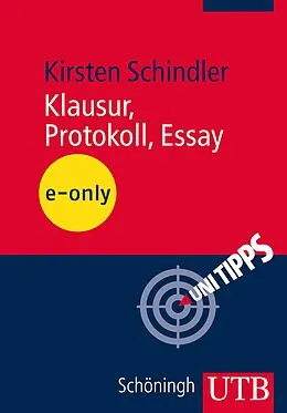 E-Book (pdf) Klausur, Protokoll, Essay von Kirsten Schindler