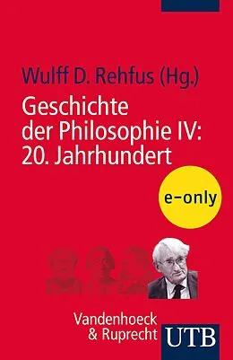 E-Book (pdf) Geschichte der Philosophie IV: 20. Jahrhundert von 