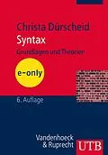 E-Book (pdf) Syntax von Christa Dürscheid