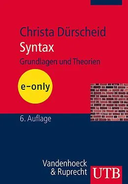 E-Book (pdf) Syntax von Christa Dürscheid