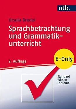 E-Book (pdf) Sprachbetrachtung und Grammatikunterricht von Ursula Bredel