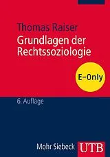 E-Book (pdf) Grundlagen der Rechtssoziologie von Thomas Raiser
