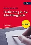 E-Book (pdf) Einführung in die Schriftlinguistik von Christa Dürscheid