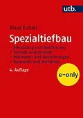 E-Book (pdf) Spezialtiefbau von Klaus Eichler