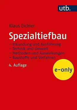 E-Book (pdf) Spezialtiefbau von Klaus Eichler