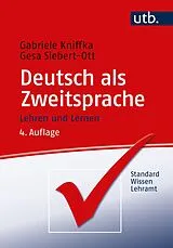 E-Book (pdf) Deutsch als Zweitsprache von Gabriele Kniffka, Gesa Siebert-Ott