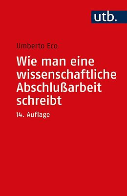 E-Book (pdf) Wie man eine wissenschaftliche Abschlußarbeit schreibt von Umberto Eco