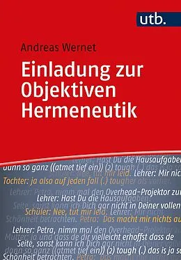 E-Book (pdf) Einladung zur Objektiven Hermeneutik von Andreas Wernet