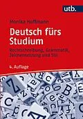 E-Book (pdf) Deutsch fürs Studium von Monika Hoffmann