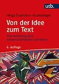E-Book (pdf) Von der Idee zum Text von Helga Esselborn-Krumbiegel