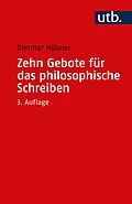 E-Book (pdf) Zehn Gebote für das philosophische Schreiben von Dietmar Hübner