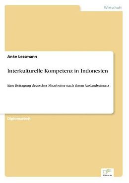 Kartonierter Einband Interkulturelle Kompetenz in Indonesien von Anke Lessmann