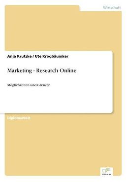 Kartonierter Einband Marketing - Research Online von Anja Krutzke, Ute Krogbäumker