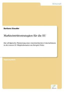 Kartonierter Einband Markteintrittsstrategien für die EU von Barbara Stauder
